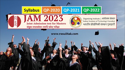 IIT JAM 2023 Syllabus & Question papers