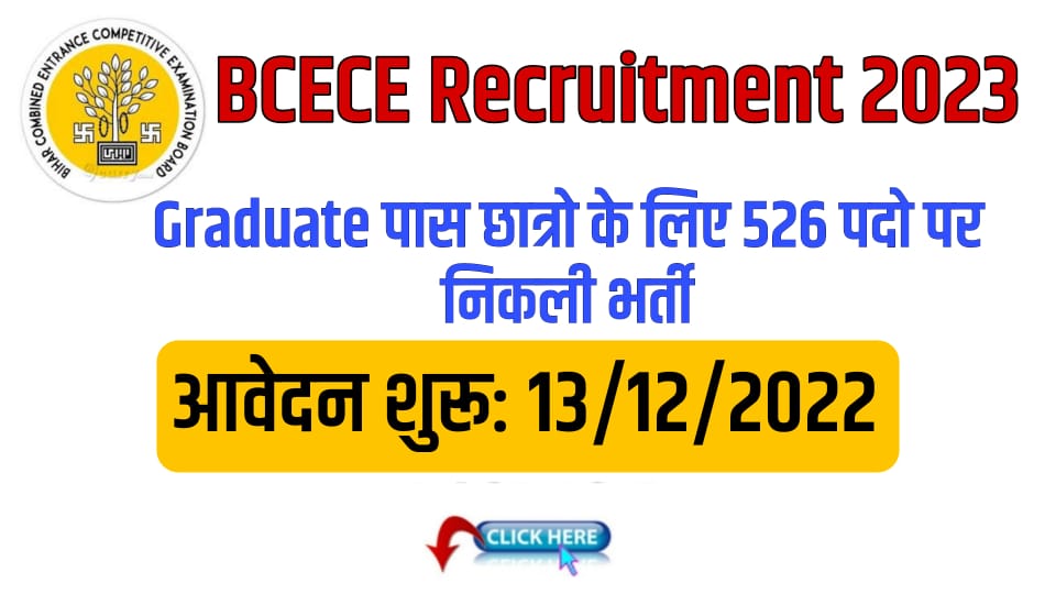 BCECE Recruitment 2023