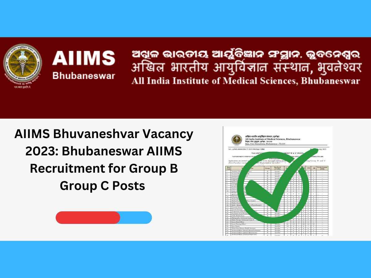 AIIMS Bhuvaneshvar Vacancy 2023